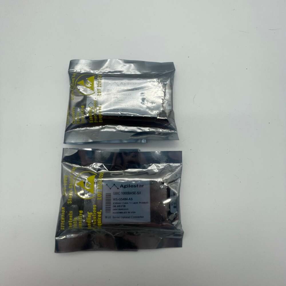 Agilestar‎ WS-G5484-AS GBIC 1000BASE-SX 850nm Gigabit Fiber Optical Transceiver